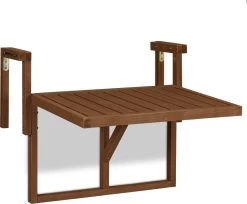 Relaxdays Balkontafel Inklapbaar - Klaptafel Balkon - Tafel Reling - Hangtafel Hout -Tuinmeubel Verkoop 1200x990 3