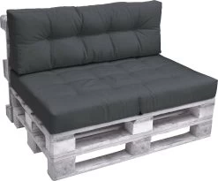 Beautissu Eco Elements Palletkussen – Rugkussen 120x40x15 Cm Voor Palletbank - Kussen Graphiet Grijs - Palletkussens In Matraskussen Kwaliteit -Tuinmeubel Verkoop 1200x995 7