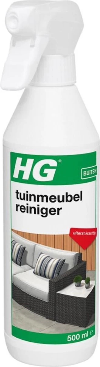 HG Tuinmeubelreiniger - 500ml - Voor Alle Soorten Tuinmeubelen - Uiterst Krachtig 7 HG Tuinmeubelreiniger - 500ml - Voor Alle Soorten Tuinmeubelen - Uiterst Krachtig - Afbeelding 5