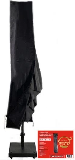 Parasolhoes - Ronde Zweefparasols T/m ø 4 M- Vierkante Zweefparasols T/m 3mx4m - Zware Dikke Kwaliteit - Met Stok Rits En Trekkoord -Tuinmeubel Verkoop 564x1200