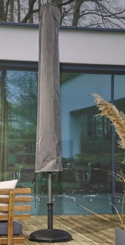 Weersbestendige Parasolhoes - Rond & Vierkant - Max. 3 X 3 M - Grijs / Antraciet - Stokparasol -Tuinmeubel Verkoop 616x1200