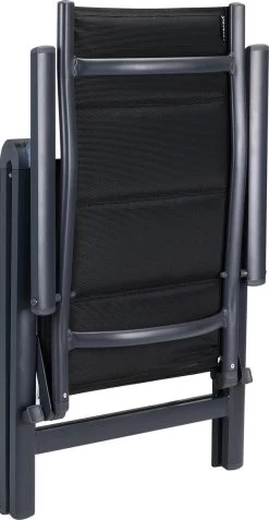 Casaria Tuinstoel Aluminium - 2 Stuks Inklapbaar - Antraciet -Tuinmeubel Verkoop 621x1200