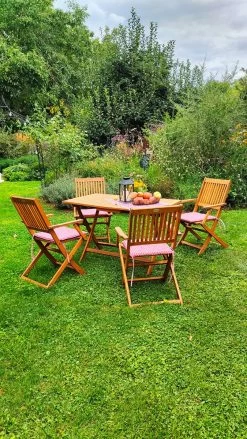 Merkloos Luxe Tuinset 'Sydney' - 5-delig - Acaciahout - FSC Gecertificeerd -Tuinmeubel Verkoop 675x1200