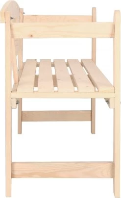 Merkloos Springos Tuinbank | Tuinbankje | Zitbank Buiten | Naaldhout | 119 X 78 X 45 Cm | Licht -Tuinmeubel Verkoop 734x1200