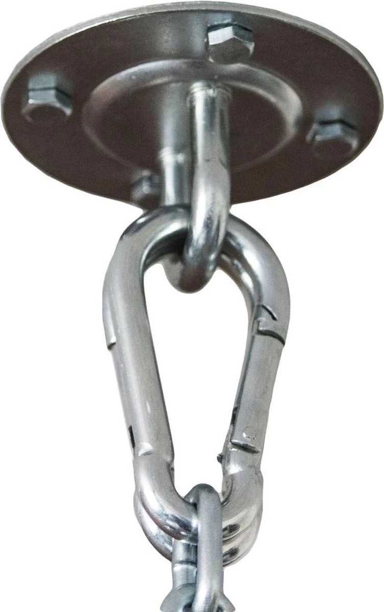 Ophangsysteem Hangstoel - In Hoogte Verstelbaar - Plafondhaak - Ophanghaak - Bokszak - Plafondbeugel 4 Ophangsysteem Hangstoel - In Hoogte Verstelbaar - Plafondhaak - Ophanghaak - Bokszak - Plafondbeugel - Afbeelding 2