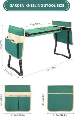 Uten - Kniebankje Tuin - Knie Steun - Tuinkruk Inklapbaar - Kniesteun Tuinieren - Kniekussen - Tot 150 Kg - Groen 27 Uten - Kniebankje Tuin - Knie Steun - Tuinkruk Inklapbaar - Kniesteun Tuinieren - Kniekussen - Tot 150 Kg - Groen -Tuinmeubel Verkoop 763x1200