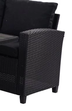 Rotan Loungeset Zwart 6 Pers Eettafel Kussens Weerbestendige Hoeklounge -Tuinmeubel Verkoop 785x1200 1