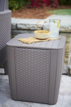 ALLIBERT Keter Luzon Opbergtafel - 39x39x43cm - Donkergrijs -Tuinmeubel Verkoop 800x1200 24