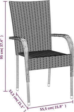 VidaXL 5-delige Tuinset Poly Rattan Bruin -Tuinmeubel Verkoop 800x1200 33