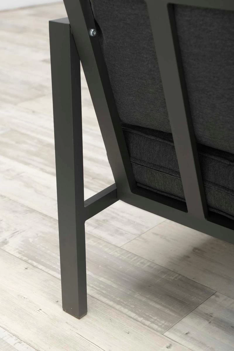 Garden Impressions Durban Loungeset - 4-delig - Zwart 17 Garden Impressions Durban Loungeset - 4-delig - Zwart - Afbeelding 15