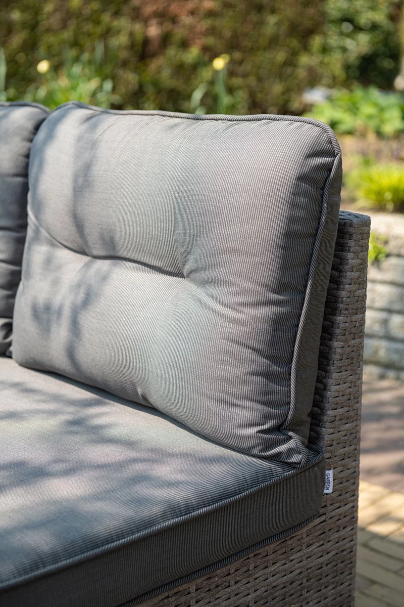 Garden Impressions Lapa Lounge Dining Set 5-delig - Wicker - Grijs 12 Garden Impressions Lapa Lounge Dining Set 5-delig - Wicker - Grijs - Afbeelding 10