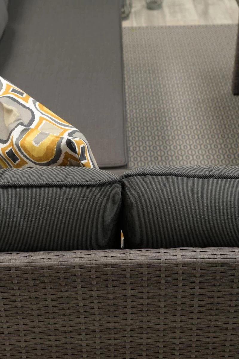 Garden Impressions Lapa Lounge Dining Set 5-delig - Wicker - Grijs 13 Garden Impressions Lapa Lounge Dining Set 5-delig - Wicker - Grijs - Afbeelding 11