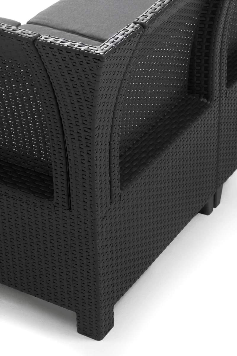 Keter Marie Hoek Loungeset Met Orlando Tafel - 6 Personen - Antraciet 8 Keter Marie Hoek Loungeset Met Orlando Tafel - 6 Personen - Antraciet - Afbeelding 6