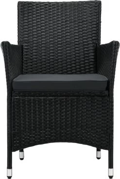 Polyrotan Balkonset - Bayamo - 3-delig - Zwart -Tuinmeubel Verkoop 805x1200 2