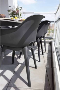 Allibert Akola Tuinstoelen - 2 Stuks -56,5x55x80cm - Donkergrijs -Tuinmeubel Verkoop 806x1200 1