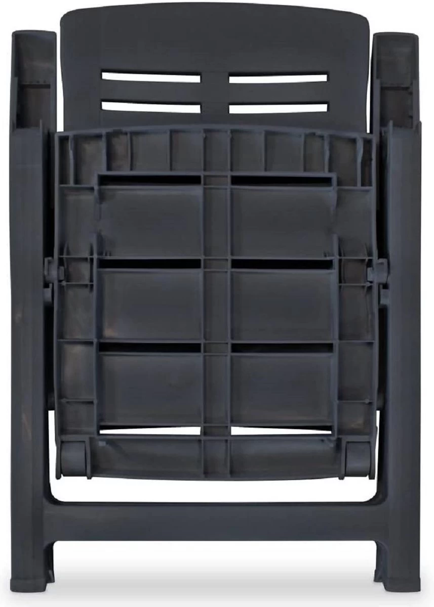 MaxxGarden Tuinstoel - Verstelbare Stoel Met Armleuningen - Zwart 6 MaxxGarden Tuinstoel - Verstelbare Stoel Met Armleuningen - Zwart - Afbeelding 4