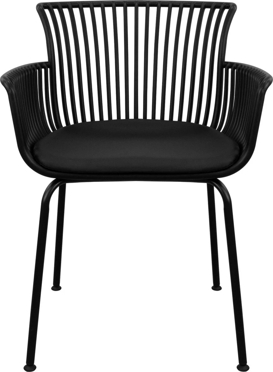 Kick Tuinstoel Otis - Zwart 4 Kick Tuinstoel Otis - Zwart - Afbeelding 2