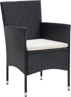 VidaXL 5-delige Tuinset Met Kussens Zwart 22 VidaXL 5-delige Tuinset Met Kussens Zwart -Tuinmeubel Verkoop 886x1200 2