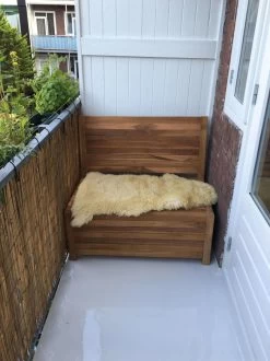 Kleine Teakhouten Tuinbank Met Opbergruimte - 100 X 60 X 90 Cm - Duurzaam Teakhout - Blijft Strak En Mooi - Sterke Constructie Om Lang Mee Te Gaan -Tuinmeubel Verkoop 899x1200 1