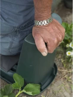 Nature - Tuinkruk 2-in-1 - Tuinzit/-knielkruk - Tuin Werkbank - Grijs - H34 X 66 X 25cm -Tuinmeubel Verkoop 904x1200