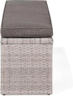 Beliani VITERBO - Loungeset Voor 8 - Grijs - PE Rotan -Tuinmeubel Verkoop 916x1200