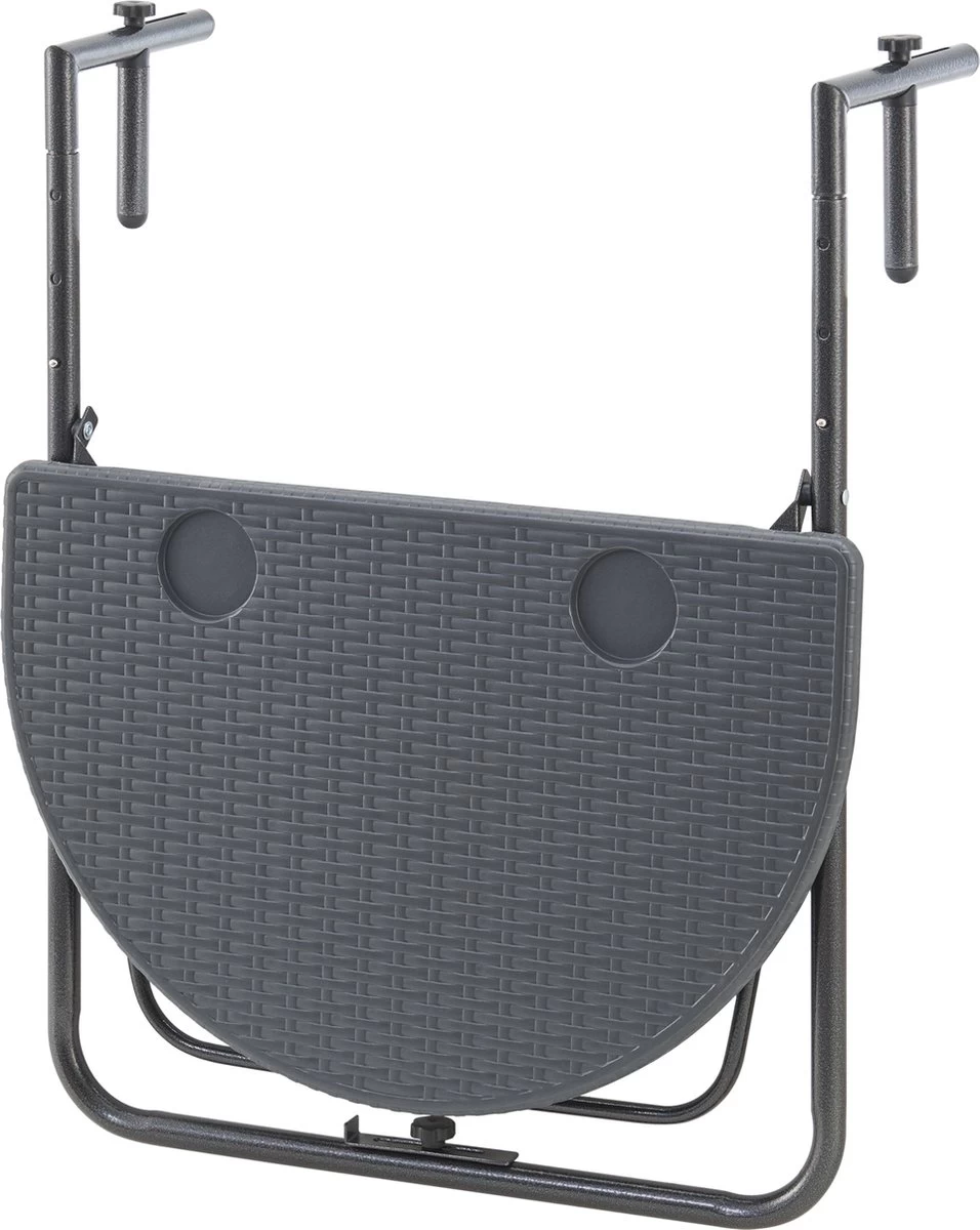 Balkontafel Cicala Inklapbaar 83,5x60x64 Cm Donkergrijs 7 Balkontafel Cicala Inklapbaar 83,5x60x64 Cm Donkergrijs - Afbeelding 5