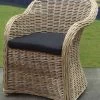 Roma Dining Tuinstoel Naturel Rotan - Suntech Kussen -Tuinmeubel Verkoop 959x1200