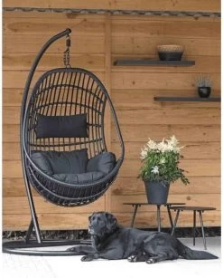 Hangstoel Sturdy Frame Zwart -Tuinmeubel Verkoop 966x1200