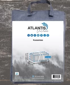 Opbergtas Voor Tuinmeubelkussens - 125 X 40 X 50 Cm (4 – 6 Lounge- Tuinkussens) - Grijs / Antraciet -Tuinmeubel Verkoop 992x1200 7