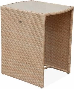 Alice's Garden Balkonset Doppio - 2 Stoelen - Inschuifbaar - Wicker - Beige -Tuinmeubel Verkoop 994x1200 1
